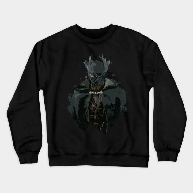 Hunter Splatter - Bloodborne Crewneck Sweatshirt by 666hughes